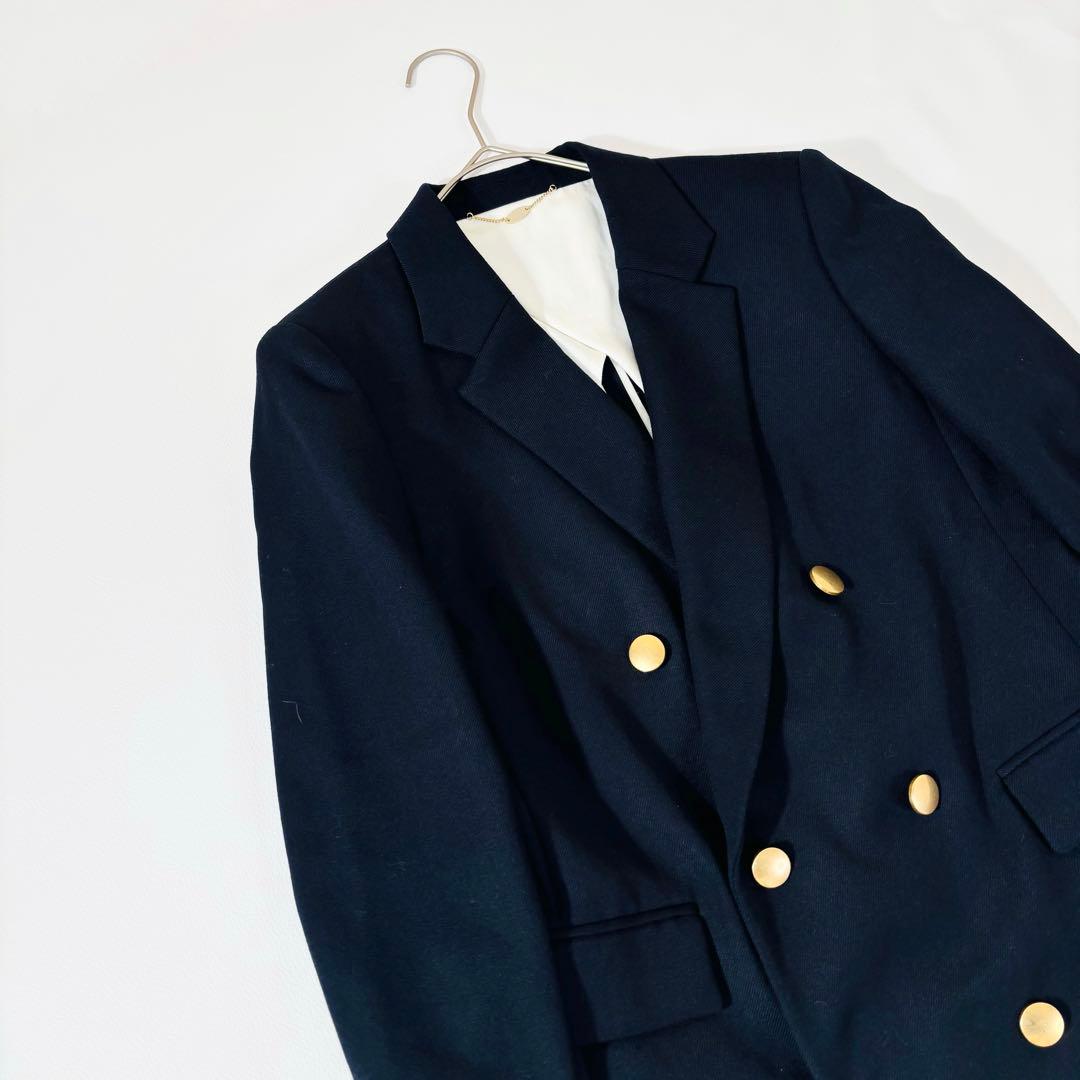 901 美品 マカフィー ウールダブルブレストジャケット ネイビー 近年モデル