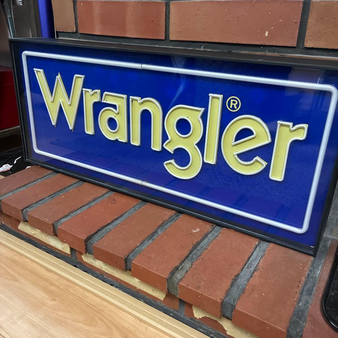 Wrangler ラングラー　 ネオンサイン　NEON 看板　非売品　ネオン管