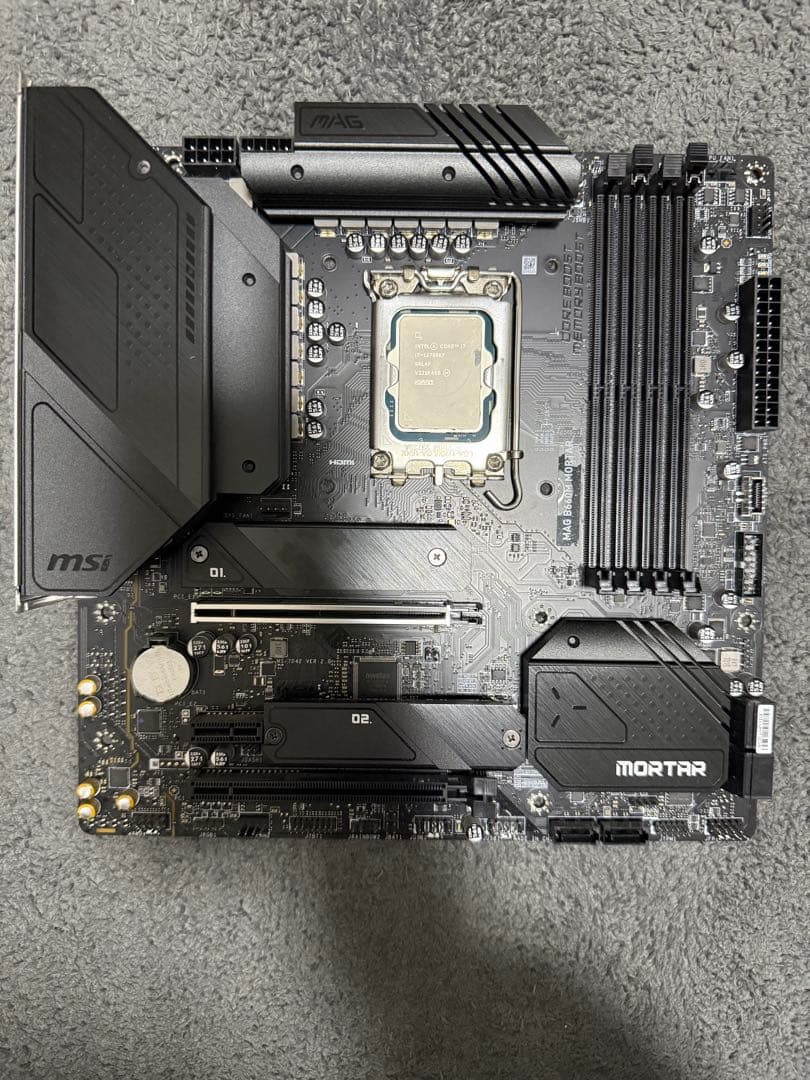 Intel Corei7-12700KF【マザボ、CPUセット】