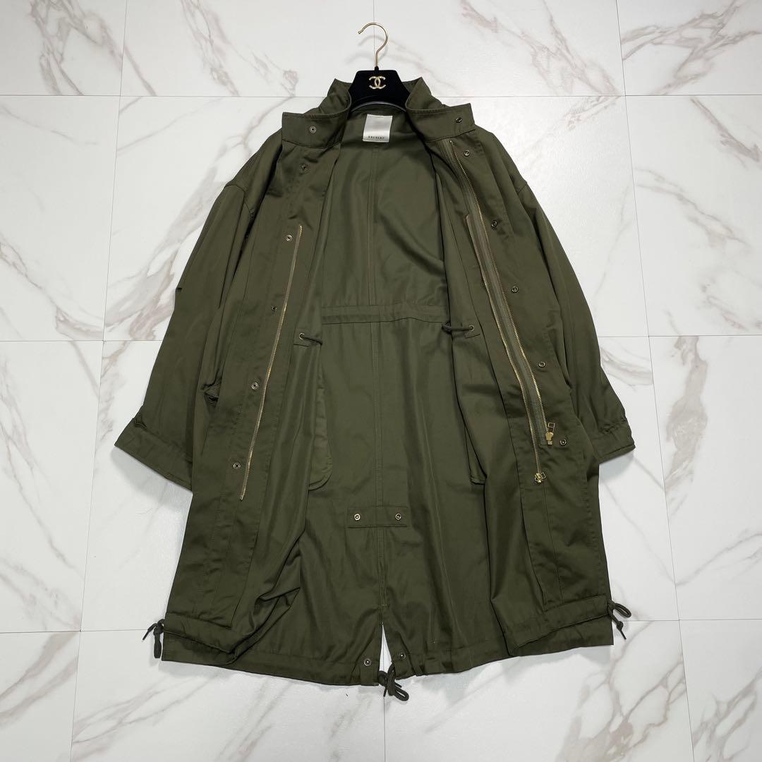 近年✨SHENERY ロング モッズコート ライナー付　3way カーキ
