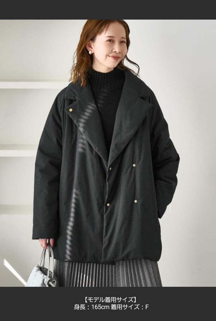 お値下げ　ROPE' PICNIC　中綿テーラードジャケット　ブラック完売品