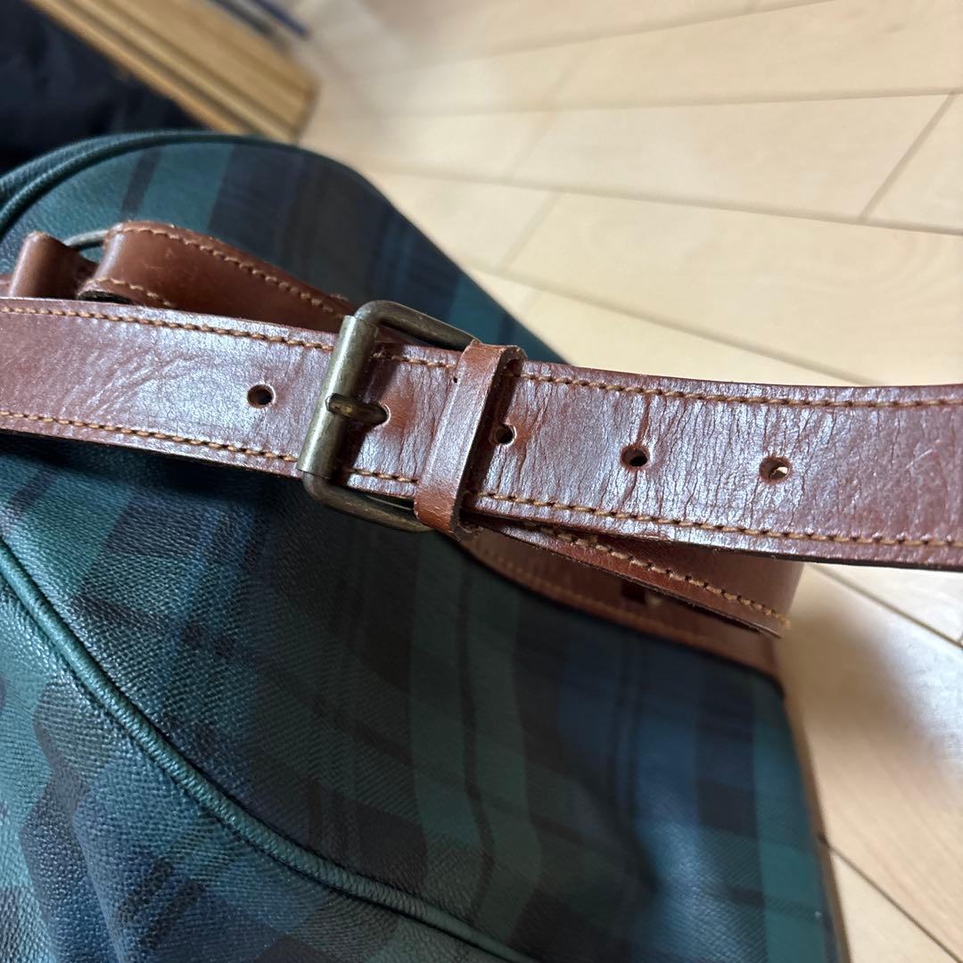 Polo Ralph Lauren チェック柄ボストンバッグ
