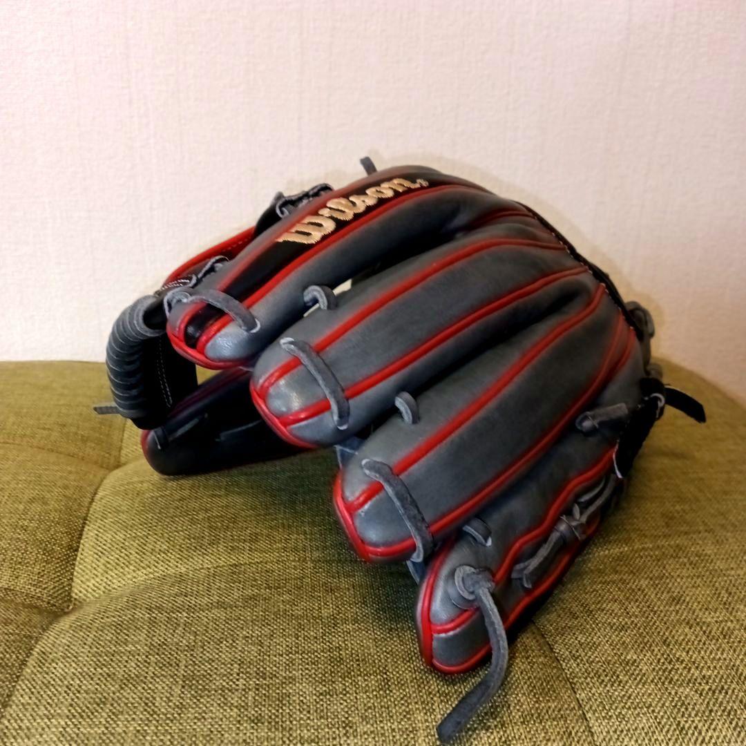 ■湯もみ型付済■ウィルソン DUAL オールラウンド グローブ 軟式グラブ