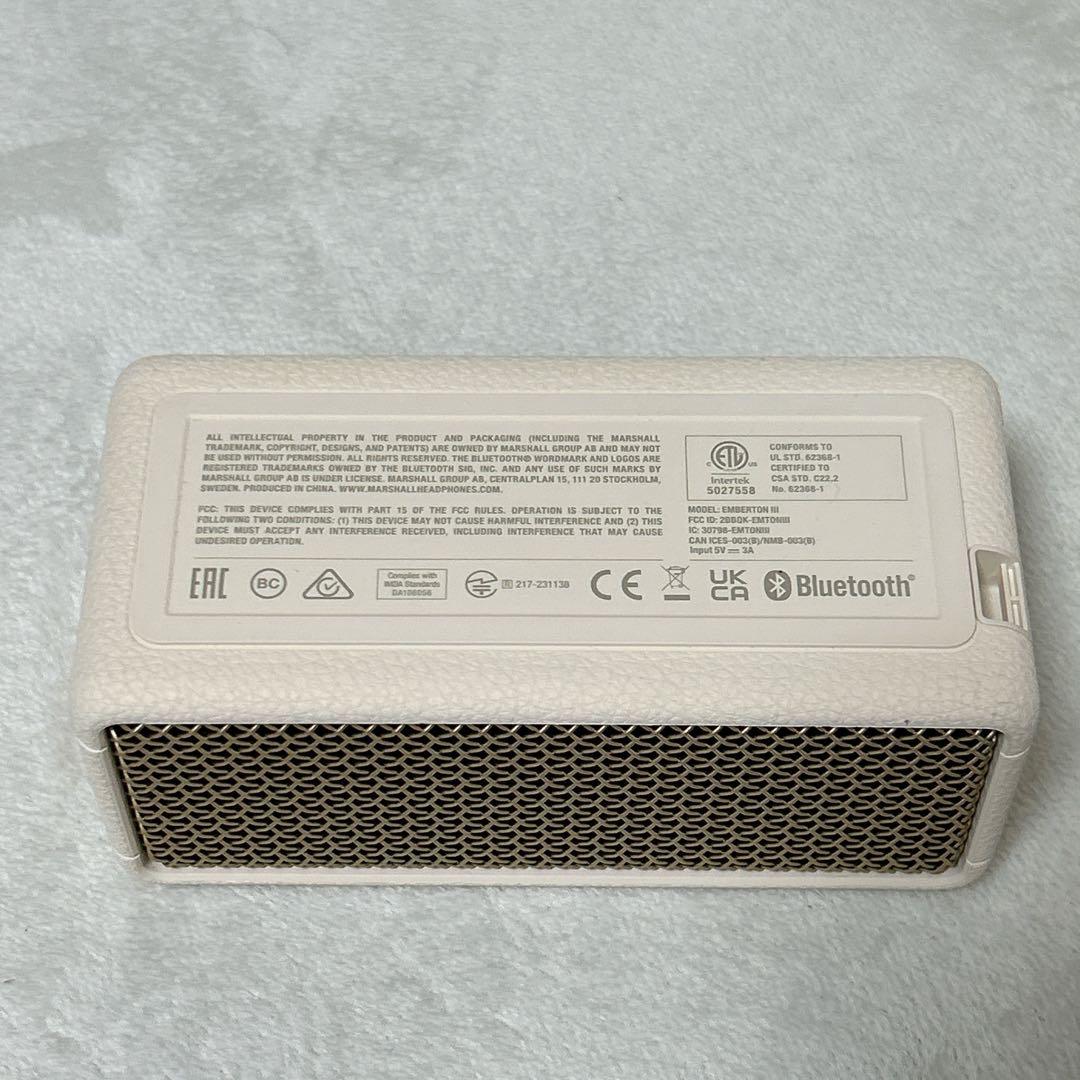 Marshall Emberton III マーシャル エンバートン3 クリーム