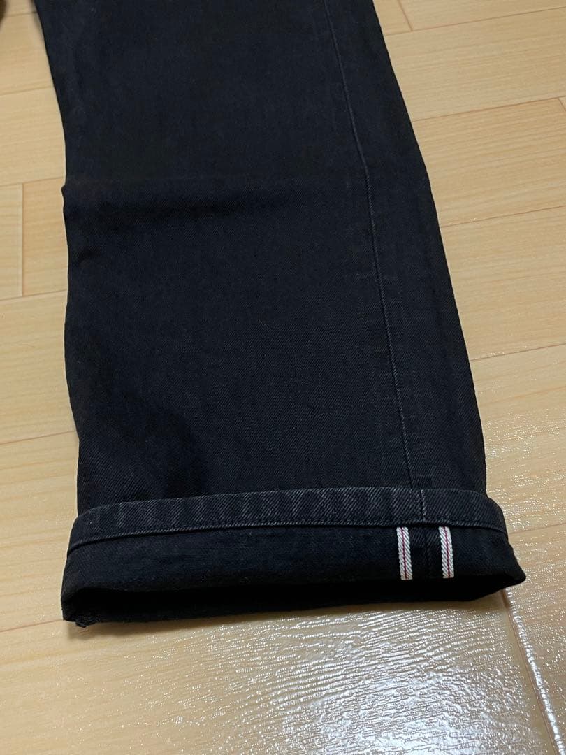 リーバイス 501 ブラック デニム BLACK 赤耳 サークルRタブ ビックE