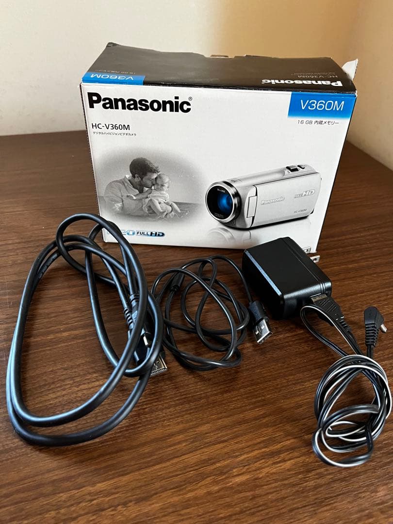 『2台』パナソニック ビデオカメラ V360M V360MS高倍率90倍ズーム