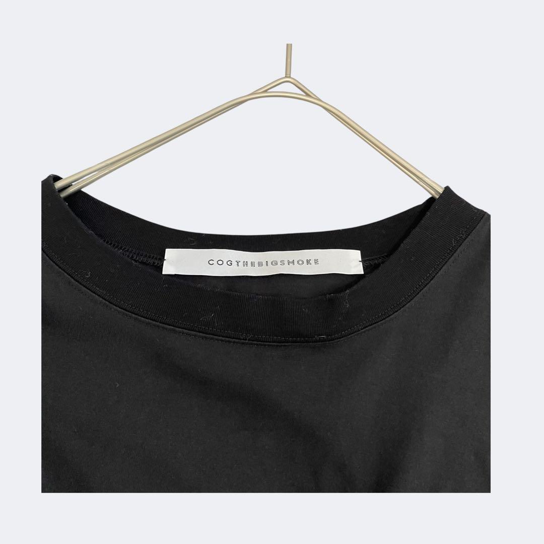 COGTHEBIGSMOKE コグザビッグスモーク デルタT-SHIRT 黒