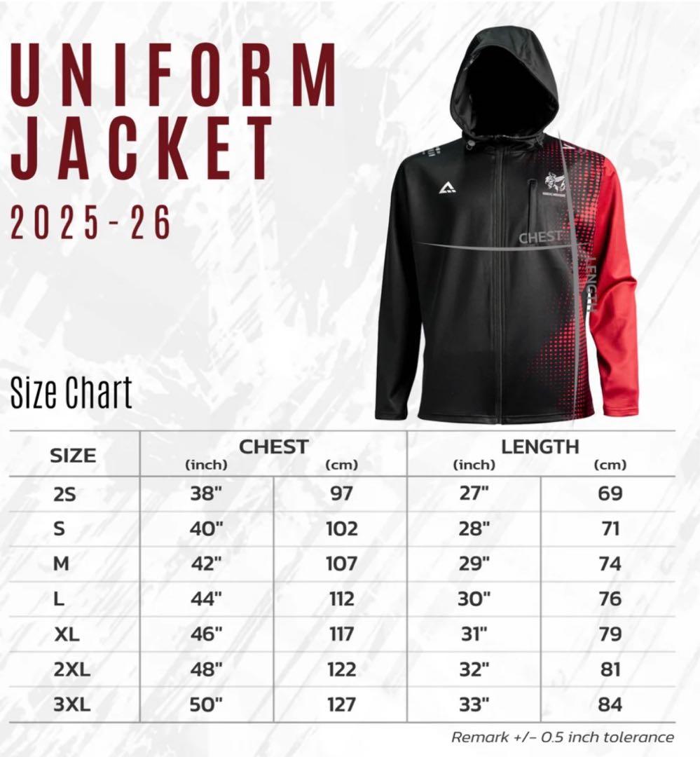 ヴォレアス北海道　2025-26シーズントレーニングジャージ