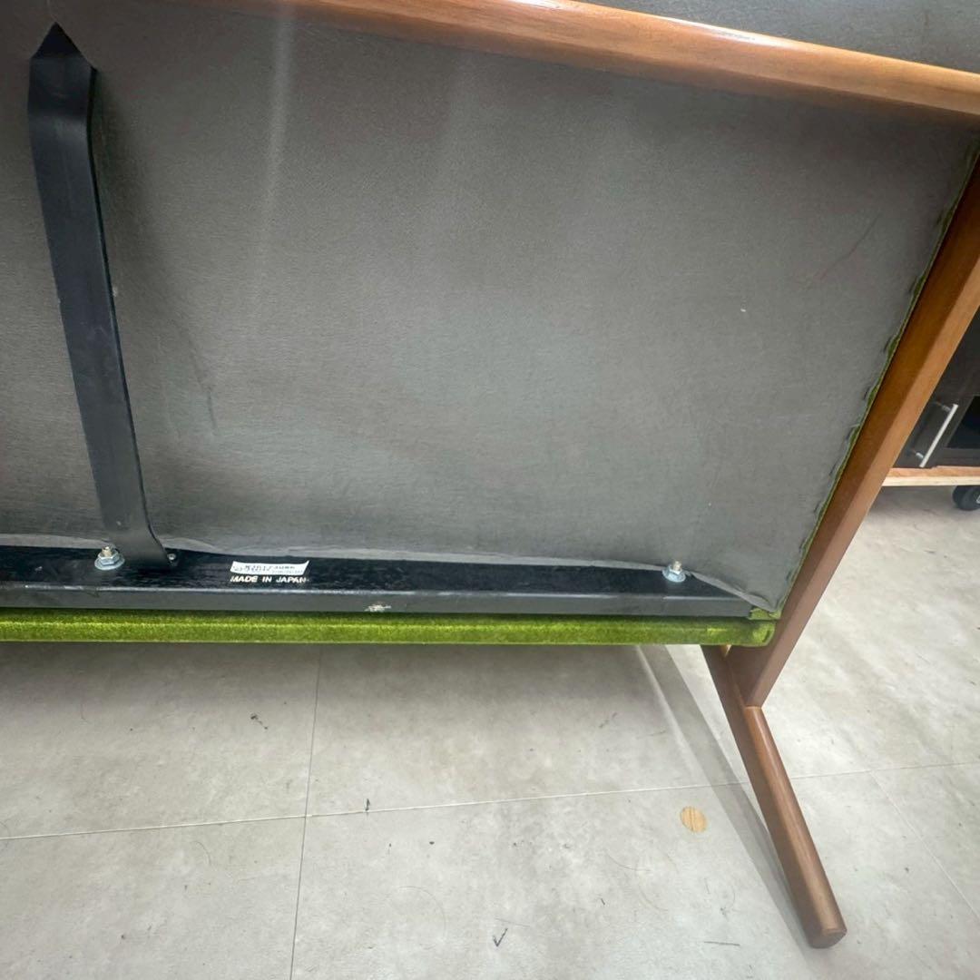 カリモク家具 Kチェア 1シーター グリーン W36173QWK wm01 美品