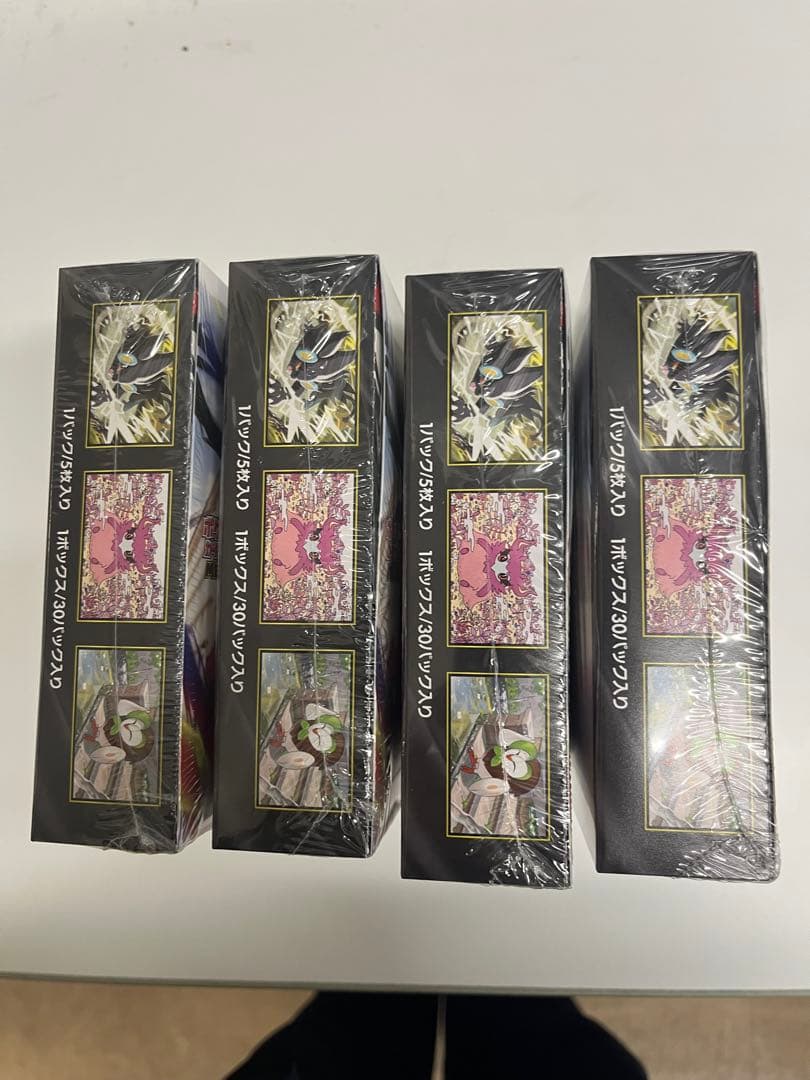 ポケモンカードムニキスゼロ4BOX新品未使用シュリンク付き