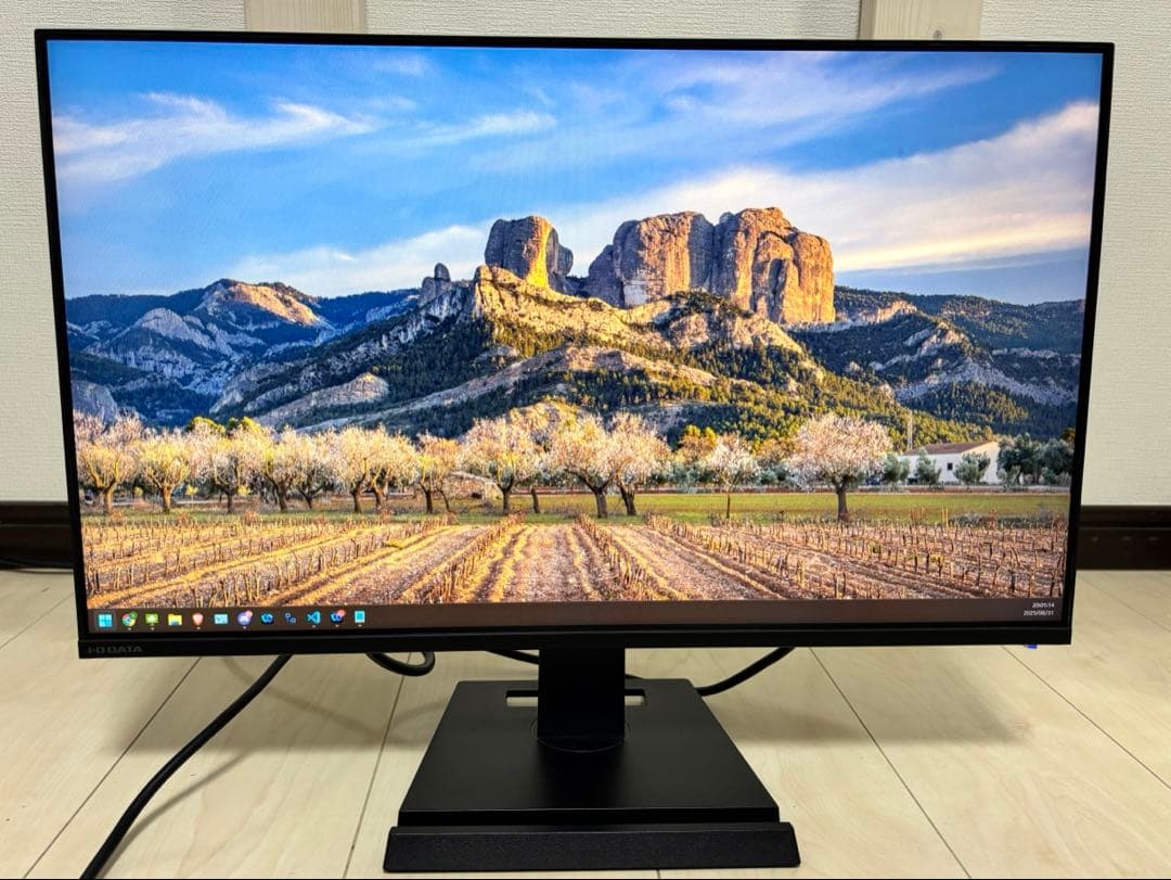 23.8型 IODATA 広視野角VAパネル ゲーミングモニター ベゼルレス