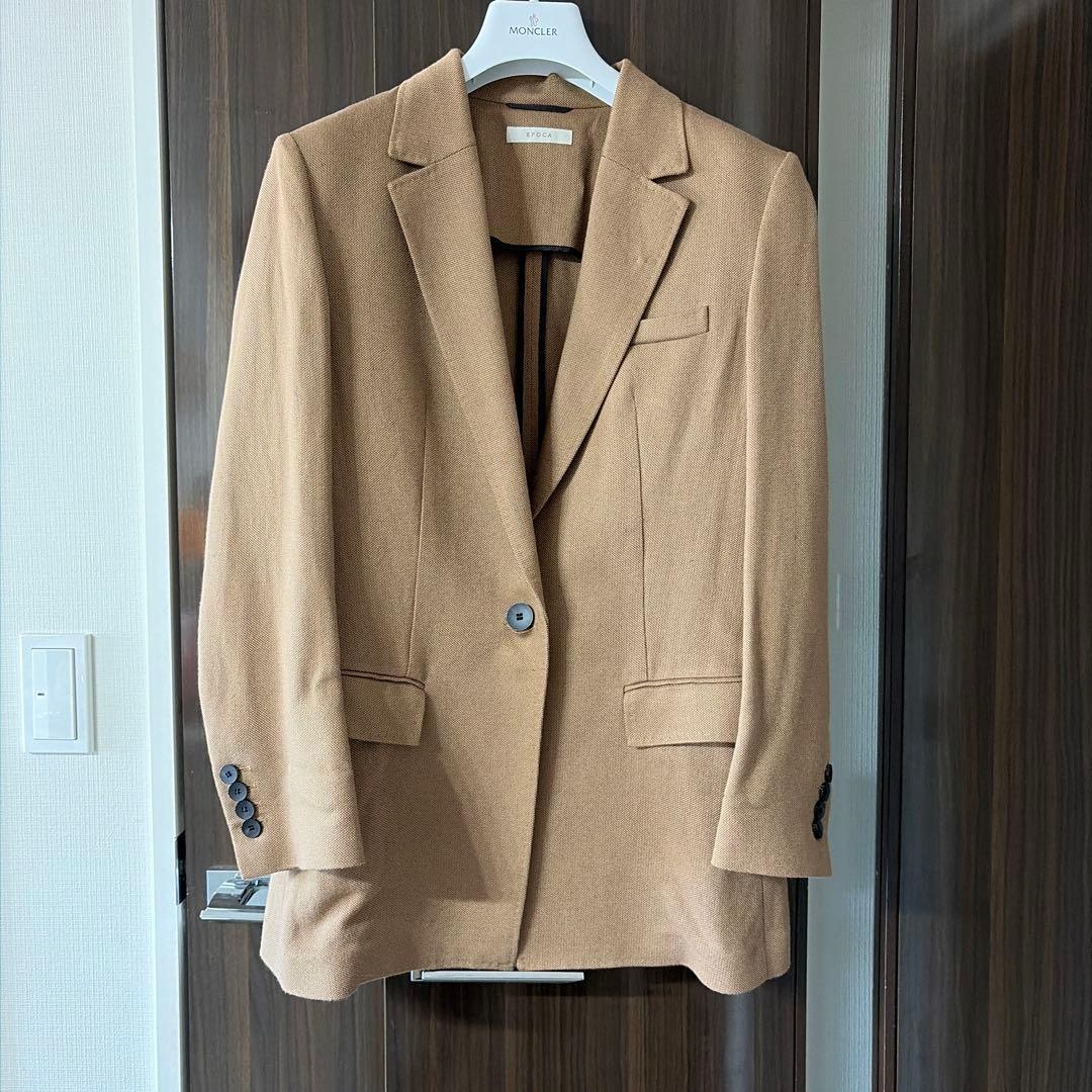 エポカ　ギマコットンテーラードジャケット　40