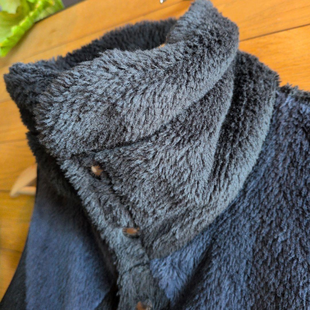 ノースフェイス　ベスト　フリースナイロン　リバーシブル　黒ネイビー　レディース