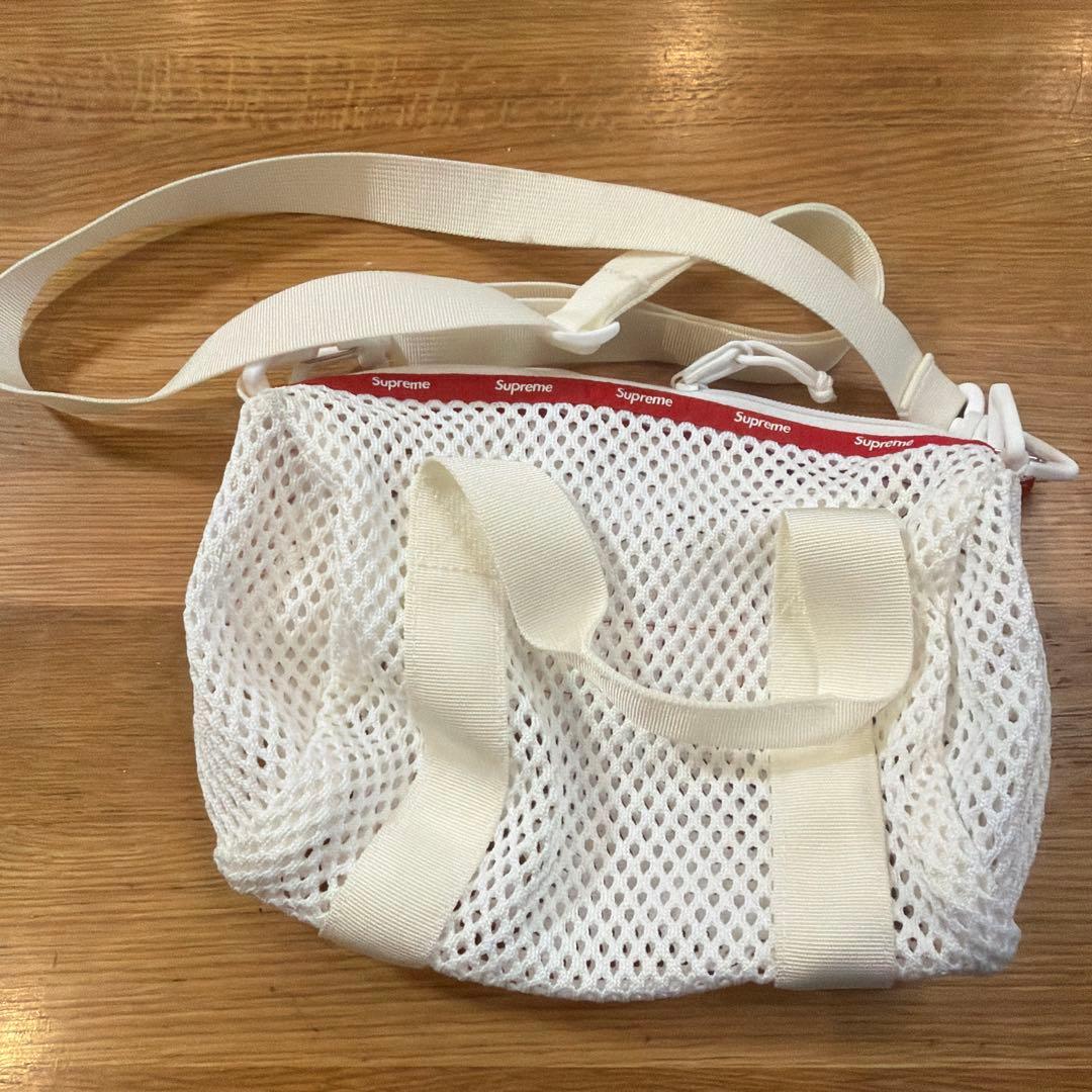 Supreme メッシュショルダーバッグ ホワイト