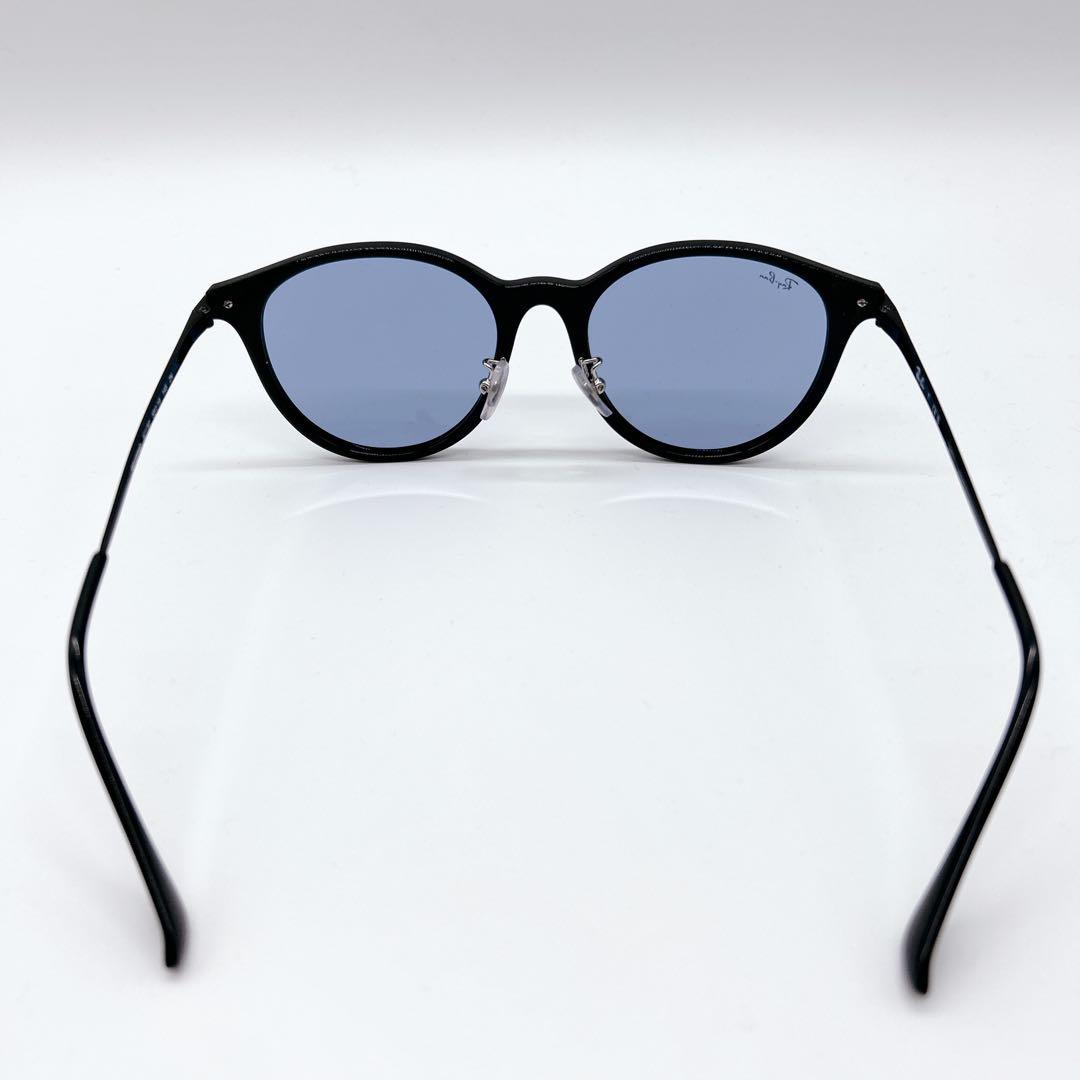 レイバン　RB4334D ブラック/ブルーレンズ　ケース、クロスセット