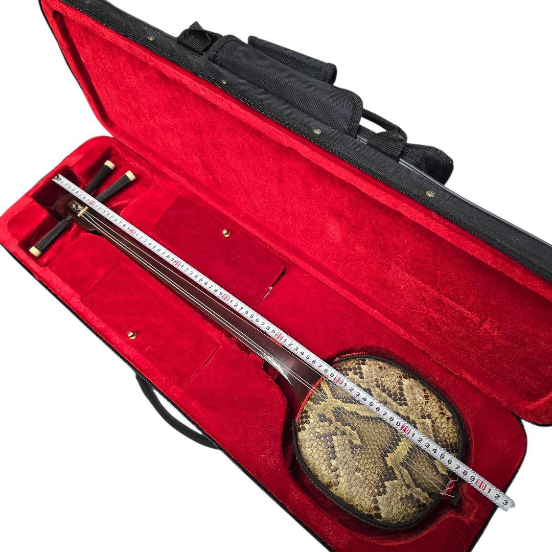 三味線本体 蛇味線 ケース付き