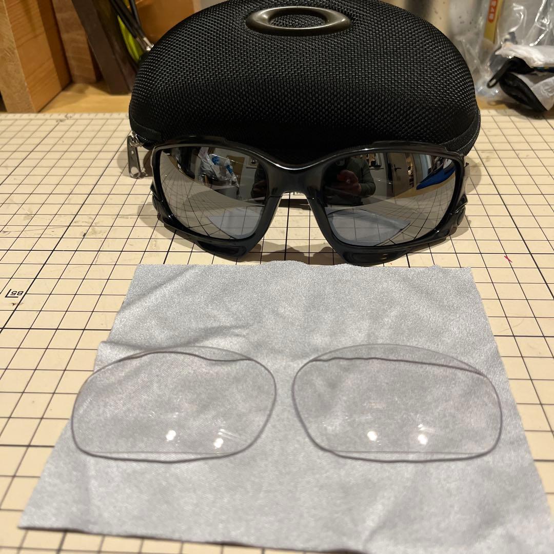 オークリーサングラス　JAWBONE クリアレンズ　ケース付き