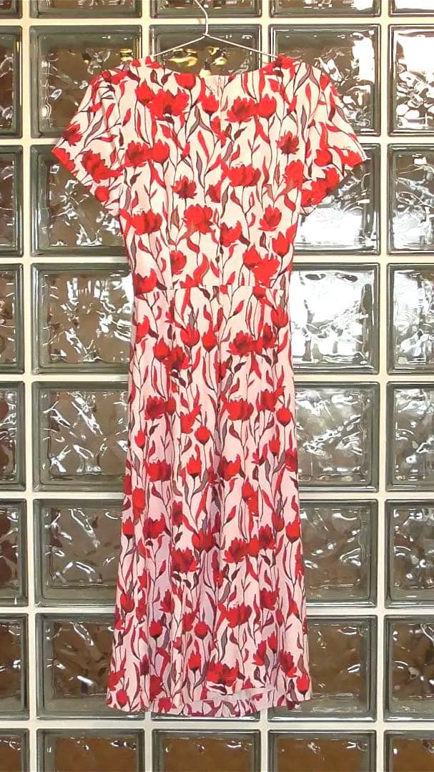 kay me レッドグロリアス ギャザーワンピース １１号　OBWG927513