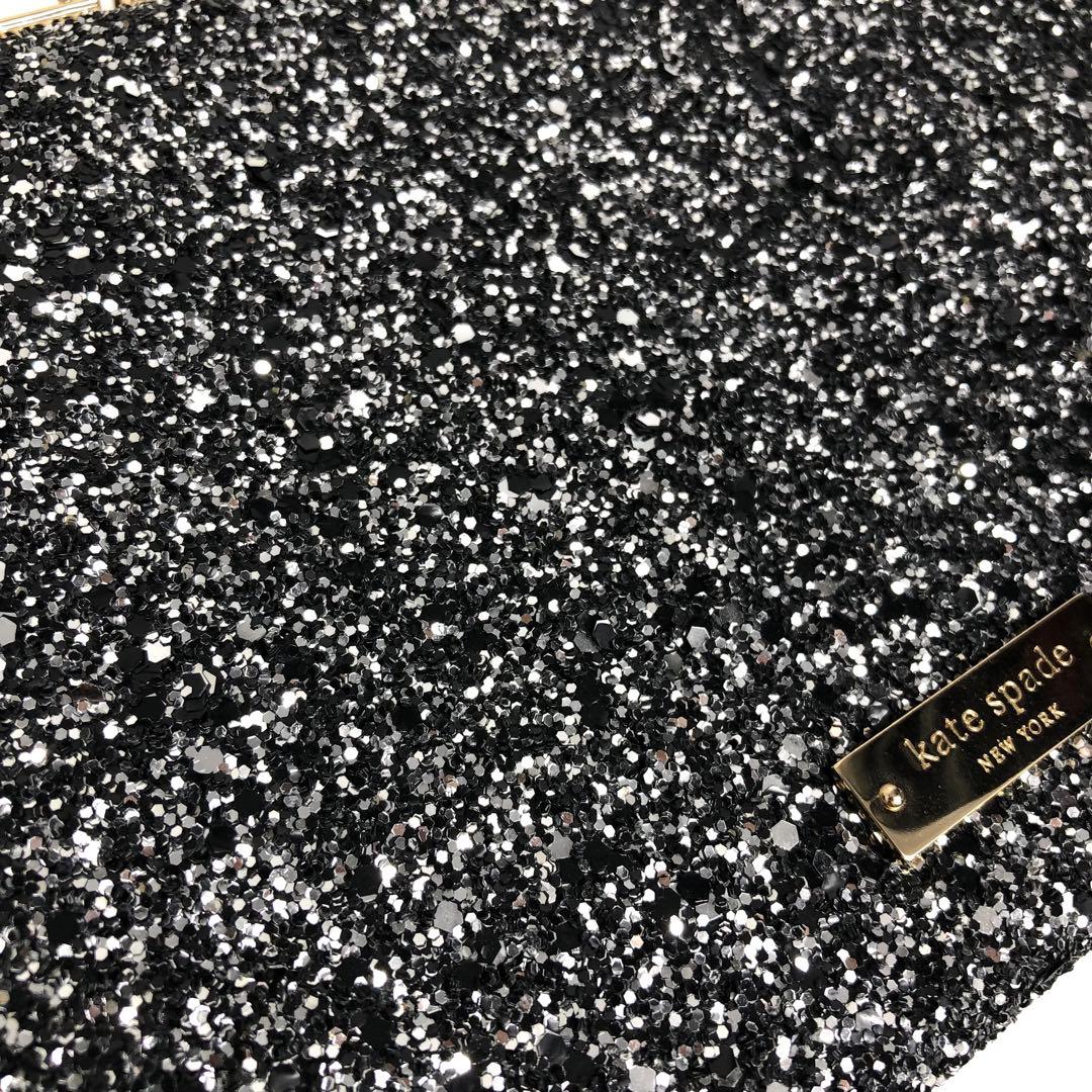 kate spade ケイトスペード クラッチバッグ 汽車 グリッター トレイン