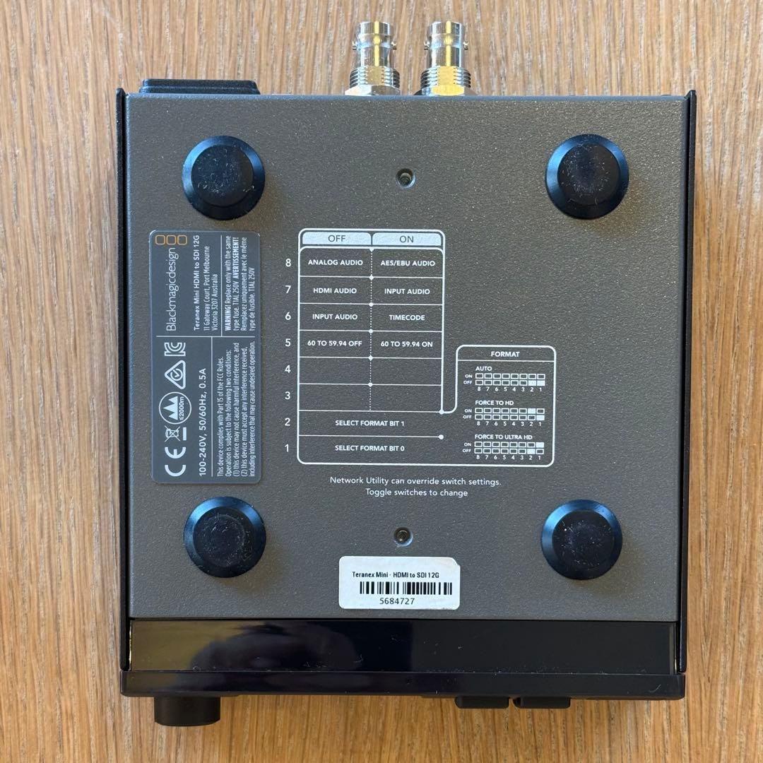 Teranex Mini HDMI to SDI 12G スマートパネル付き