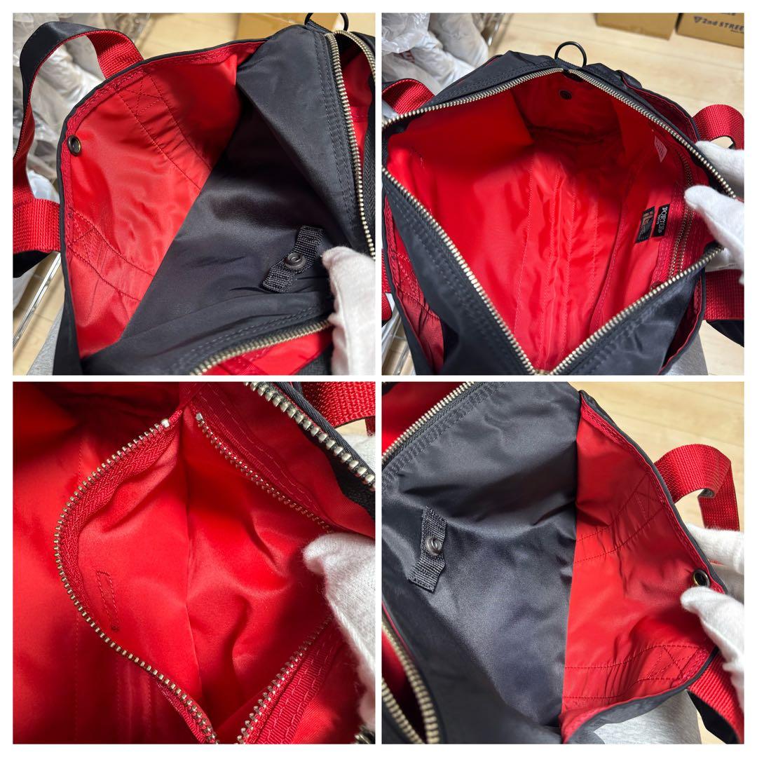 【新品同様】PORTER ポーター エルファイン 2way ボストンバッグ　黒