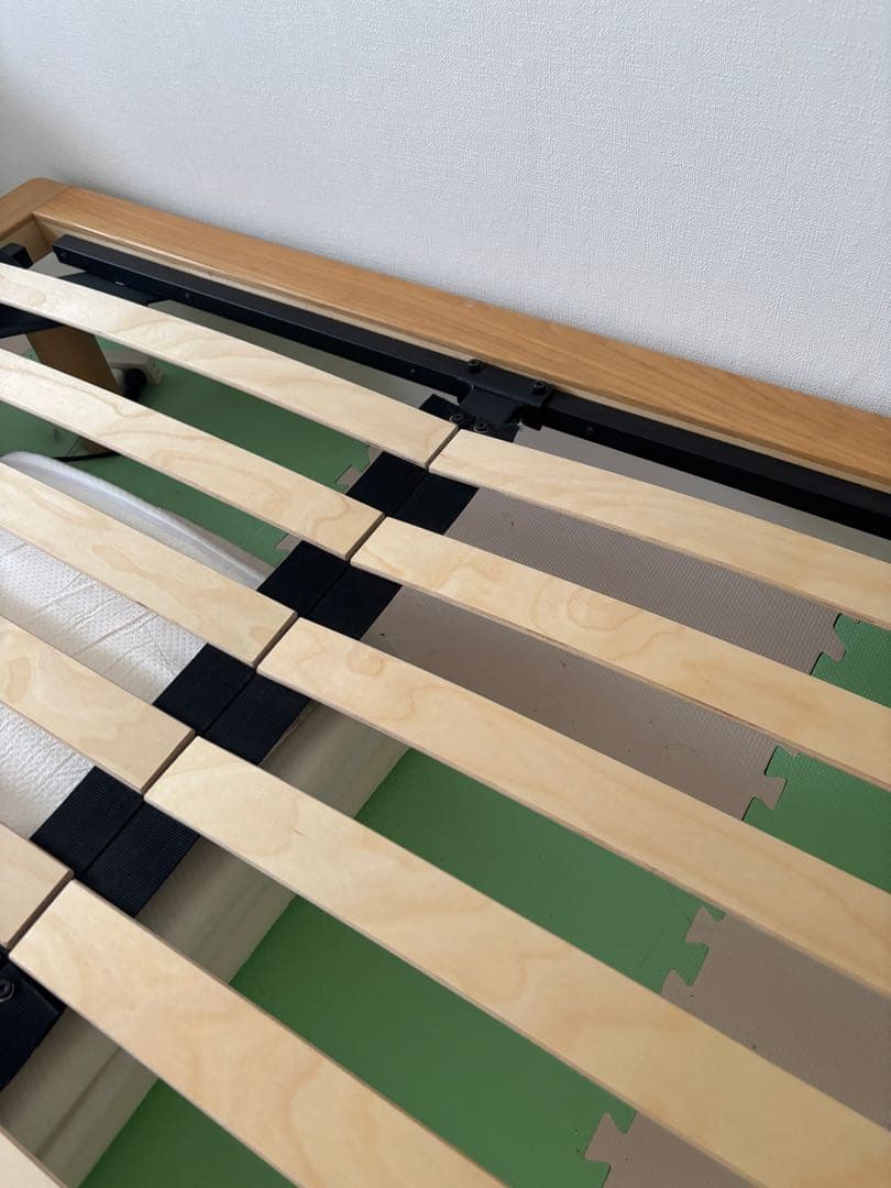 無印良品　ベッドフレーム　ダブル・オーク材