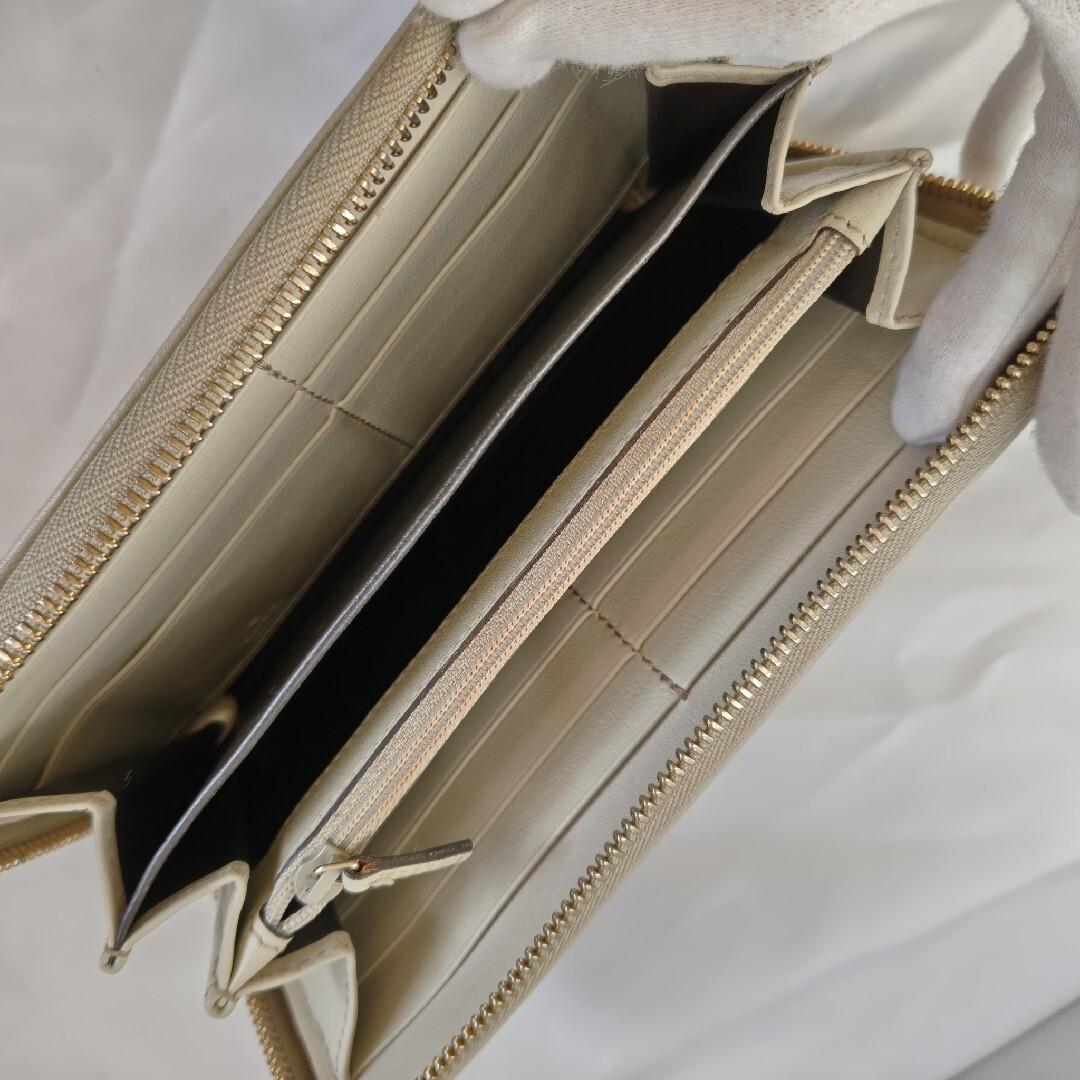 美品　GUCCI　インターロッキング　長財布　コンチネンタル　キャンバス