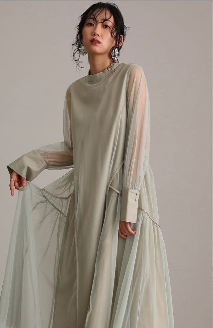 【美品】フォーマル結婚式パーティードレスセレモニーオケージョンドレス