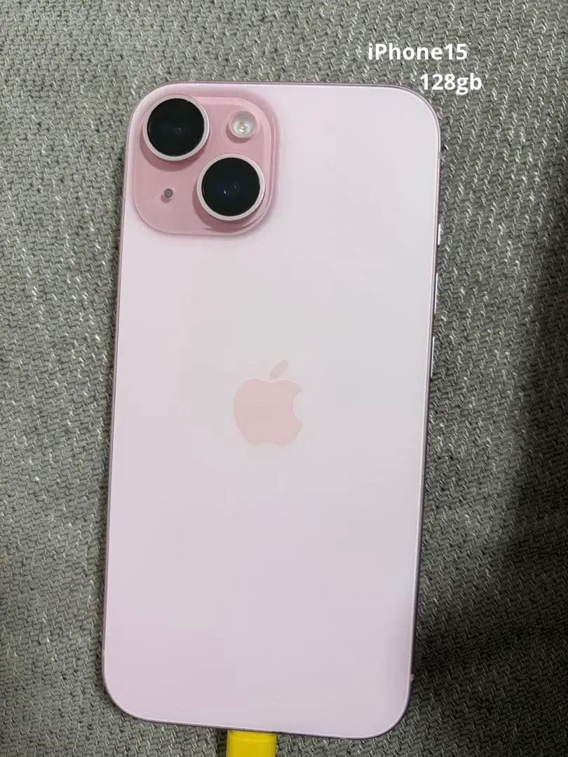 iPhone15 128gb ピンク　SIMフリー
