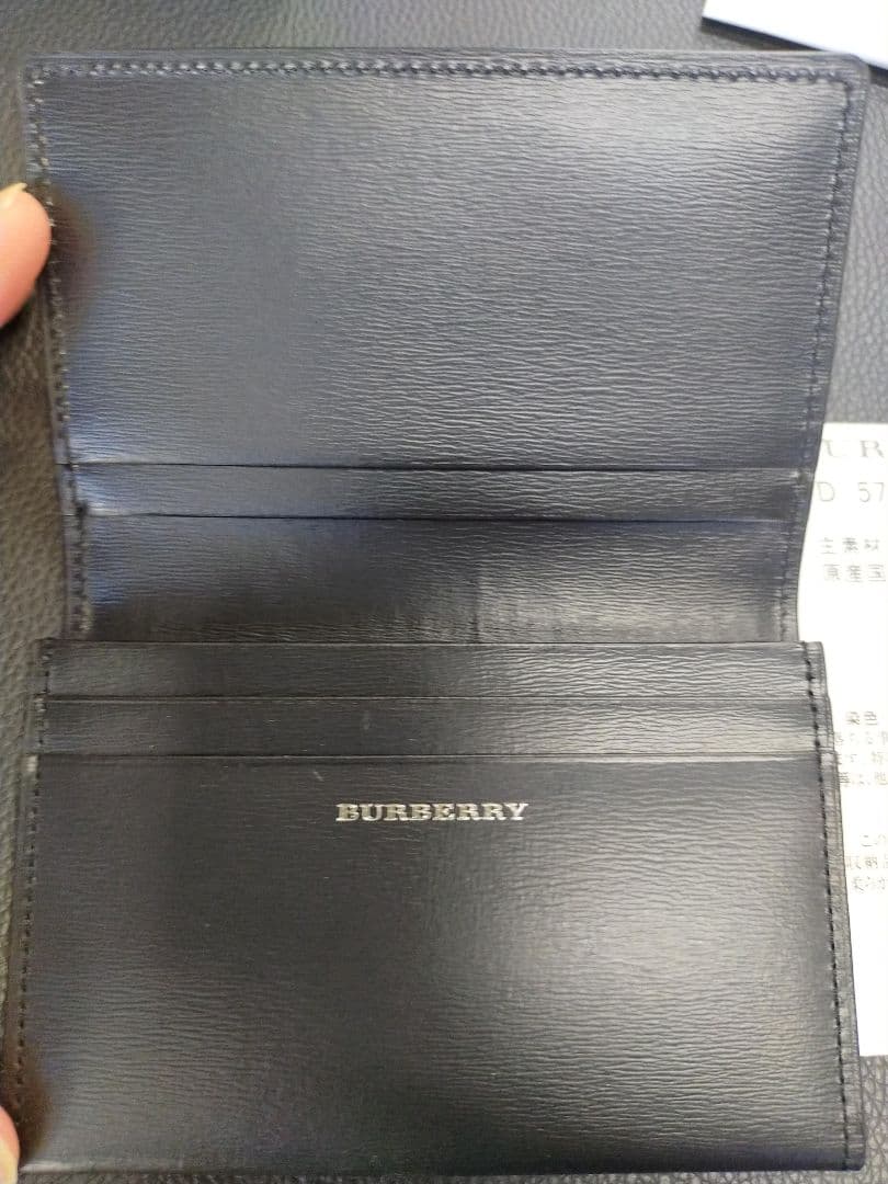 BURBERRY ブラック 名刺入れ