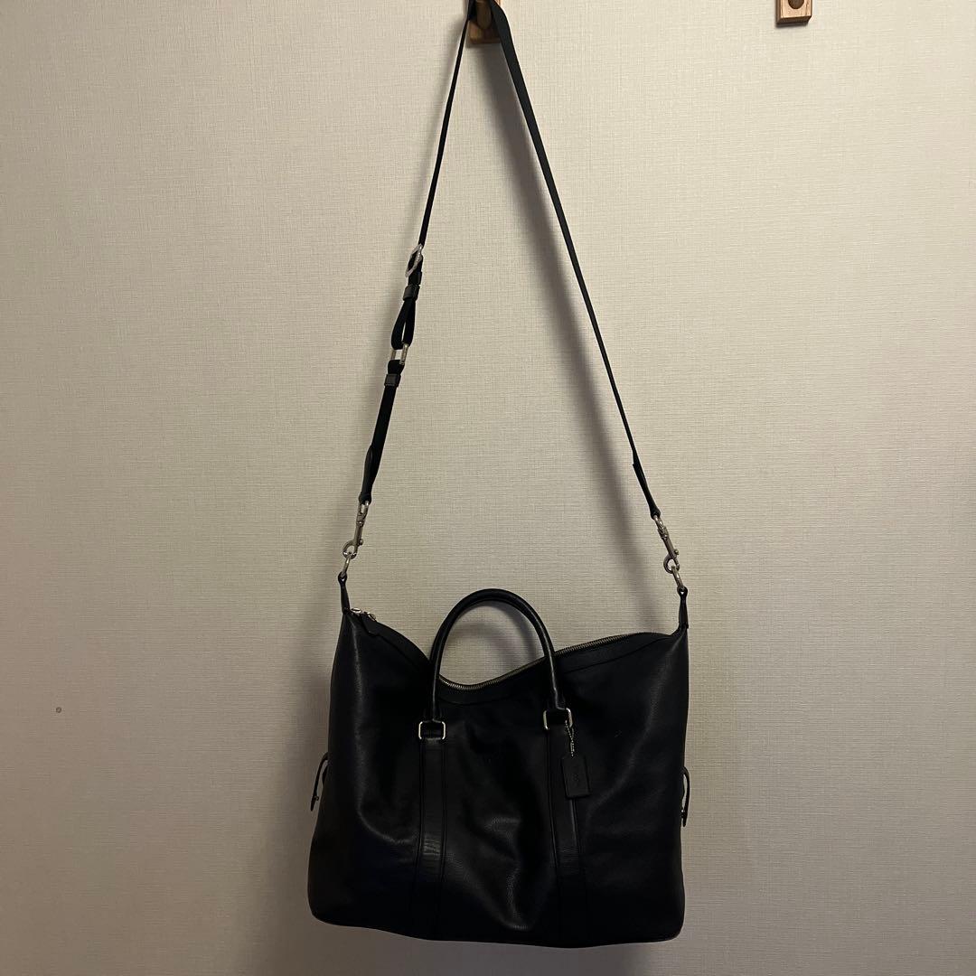 最終値下げ！coach レザーボストンバック