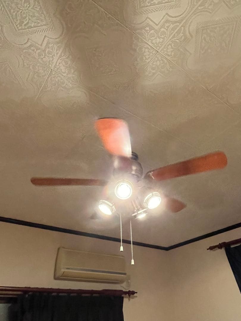 木目調シーリングファン オーデリック