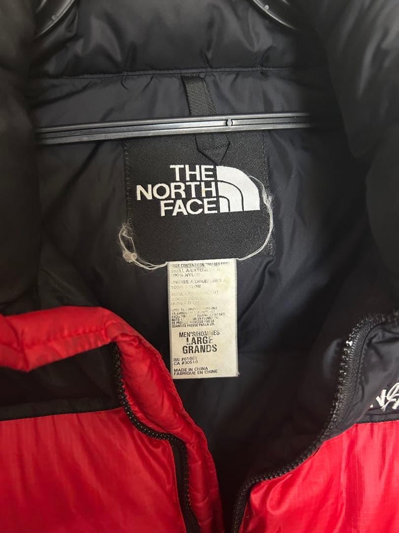 THE NORTH FACE 赤黒 ダウンベスト L