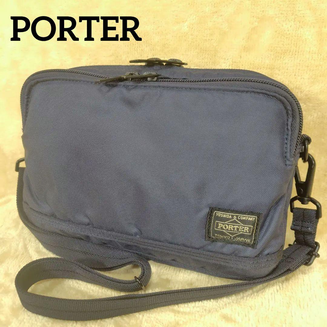 極美品 PORTER FLASH ポーター フラッシュ　ショルダーバッグ 2層式