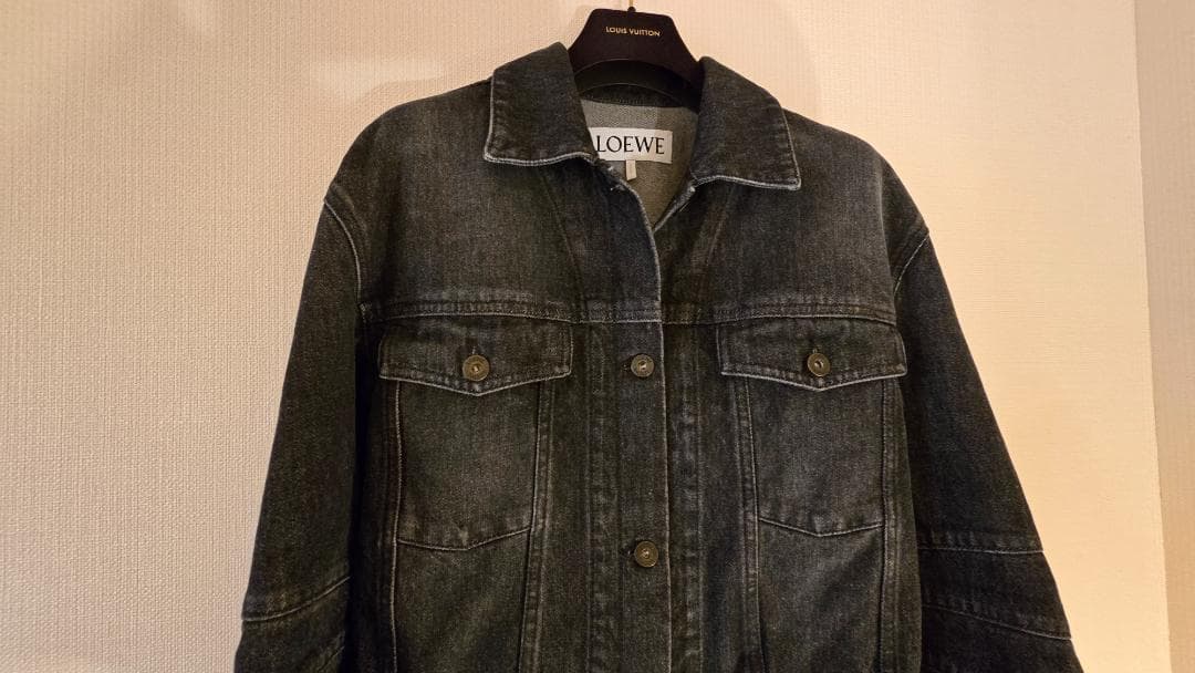 最終値下げ！【超美品】LOEWE(ロエベ) レディース デニムツイストジャケット