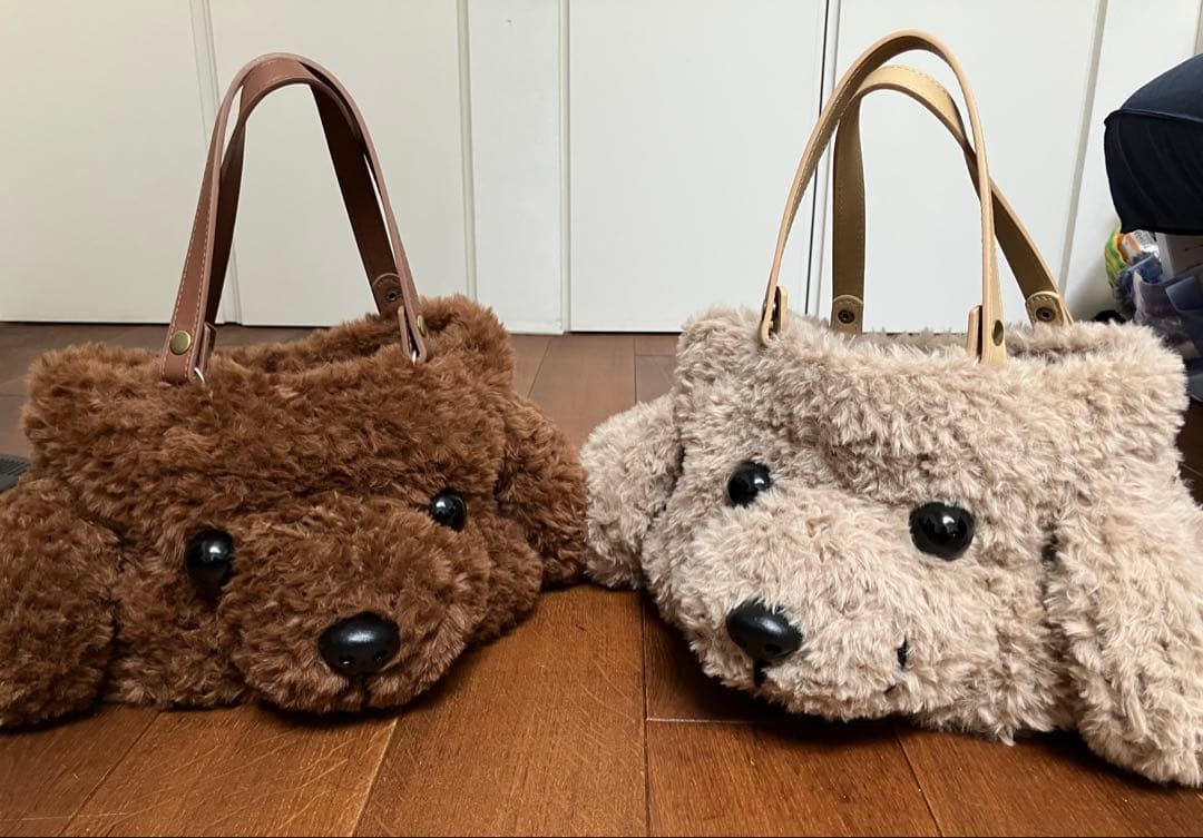 トイプードル　カートバッグ　ハンドメイド品。 よよよ、。
