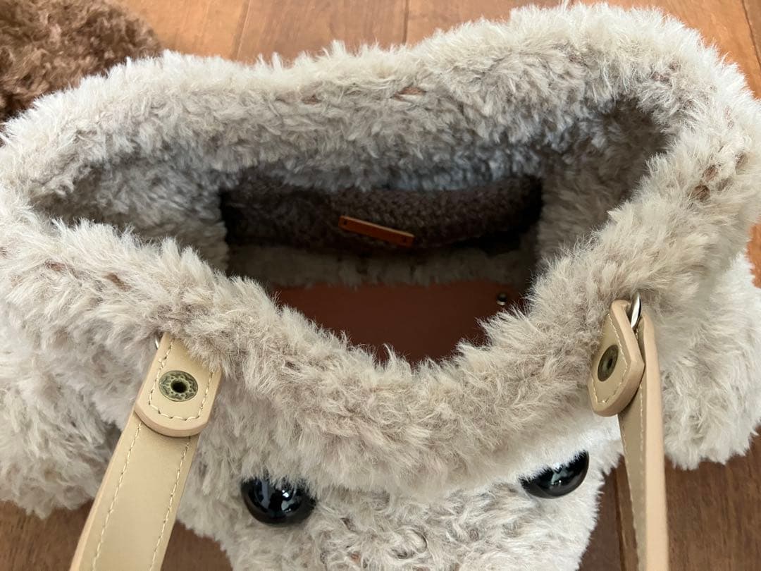 トイプードル　カートバッグ　ハンドメイド品。 よよよ、。