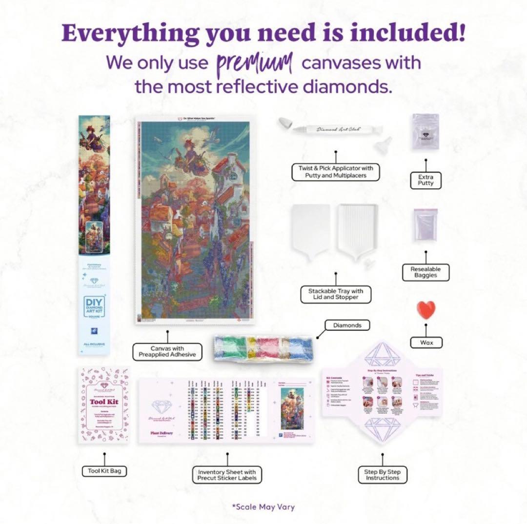 ダイヤモンドアートクラブ　DAC plant delivery