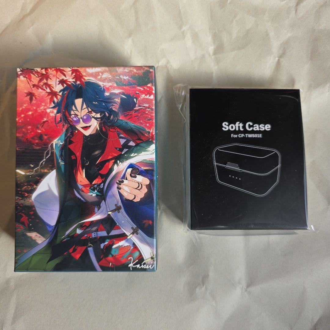 にじさんじ オンキョー ONKYO ワイヤレスイヤホン　魁星 &ソフトケース