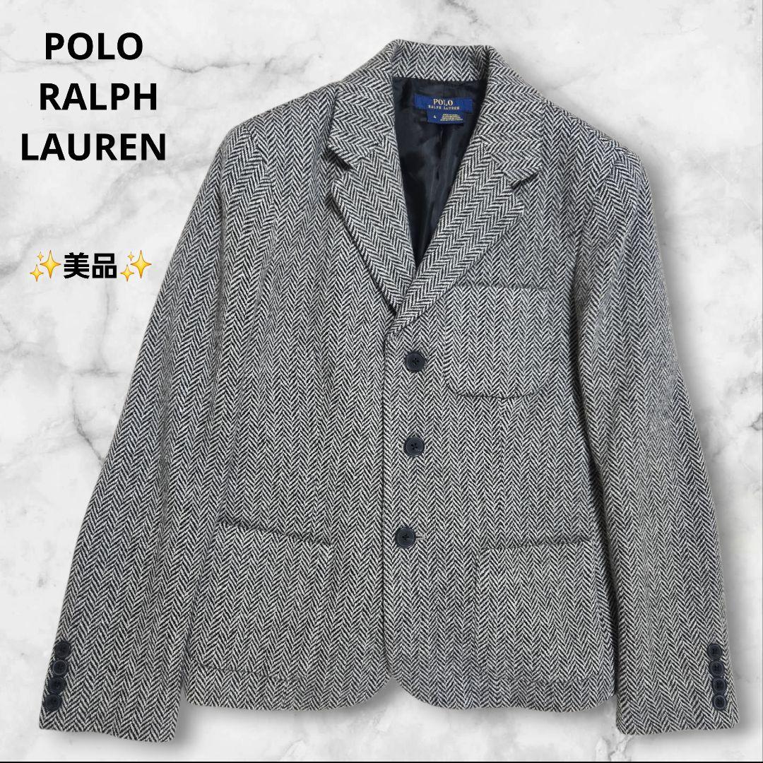 ポロ ラルフローレン ヘリンボーン ツイード スポーツ ジャケット M