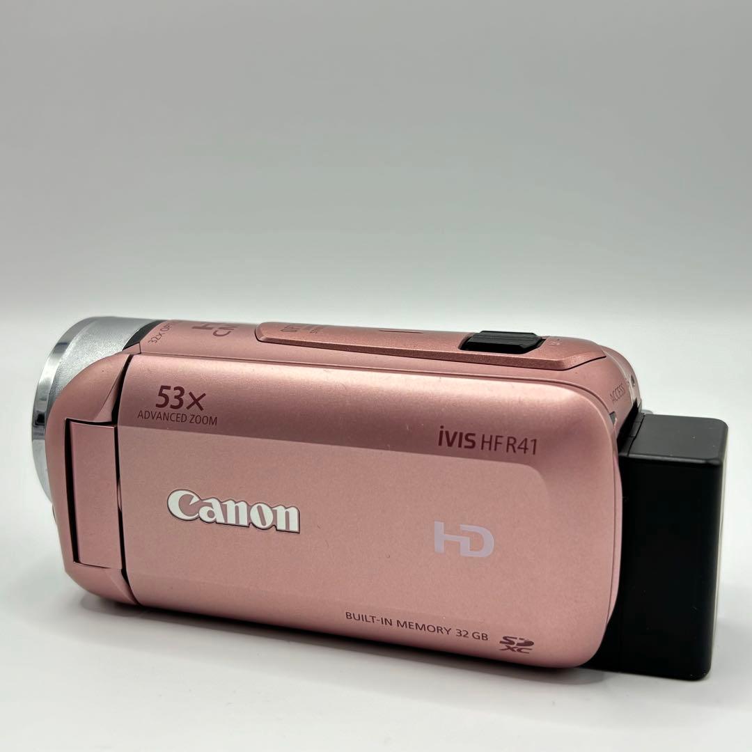 Canon ivis HF R41 ピンク　ビデオカメラ　iVISHFR41