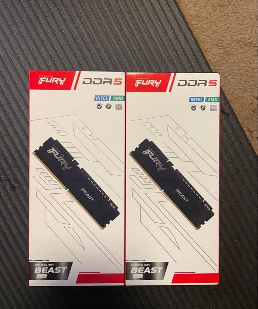 FURY BEAST DDR5 32GB (16x2) メモリー 2枚セット