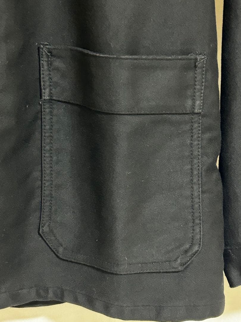 60's adolphe lafont ブラックモールスキン フランス