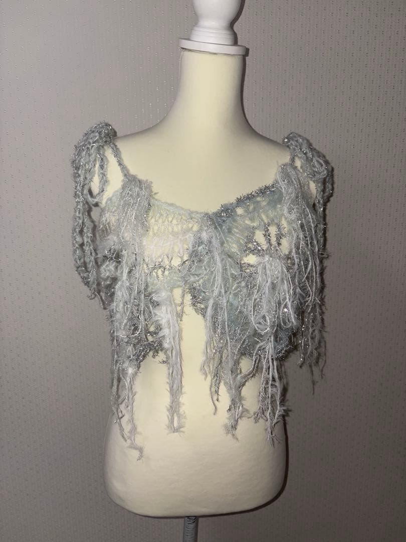 ハンドメイド　ニット　キャミソール( )✩‧₊