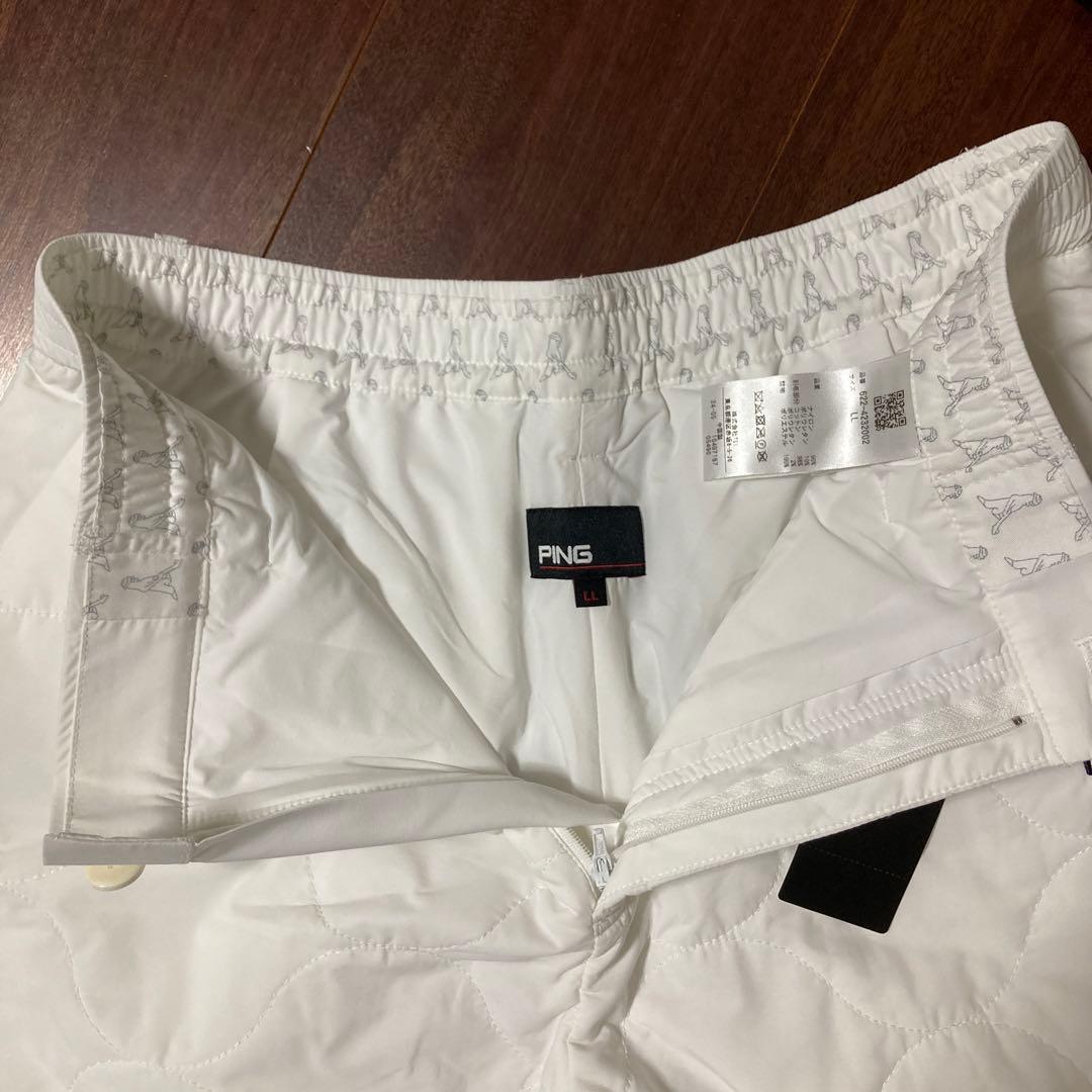 谷野省吾 PING レディースパンツ　 ホワイト