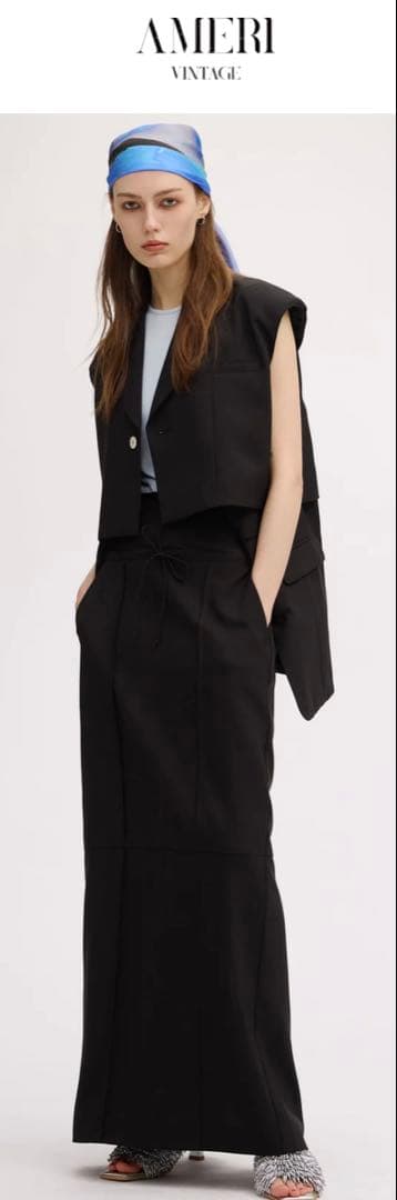 ameri 3WAY PIN TUCK LAYERED VEST2点SET❣️