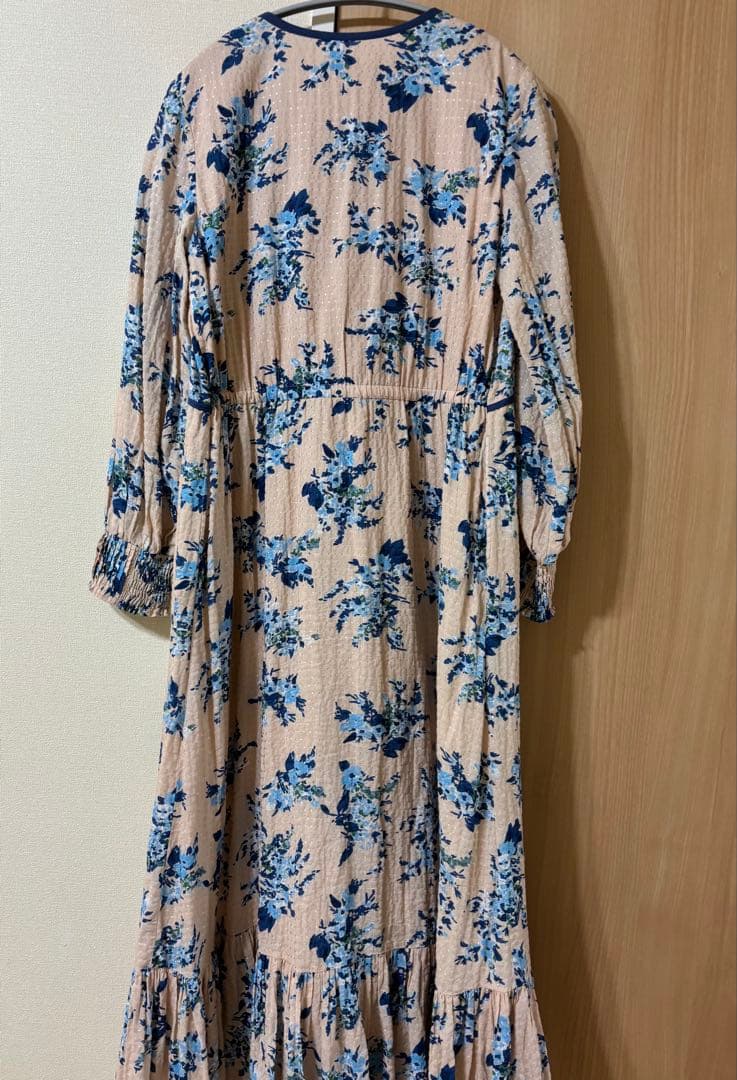 値下げ⭕️Cotton Rayon Flower Print Piping S