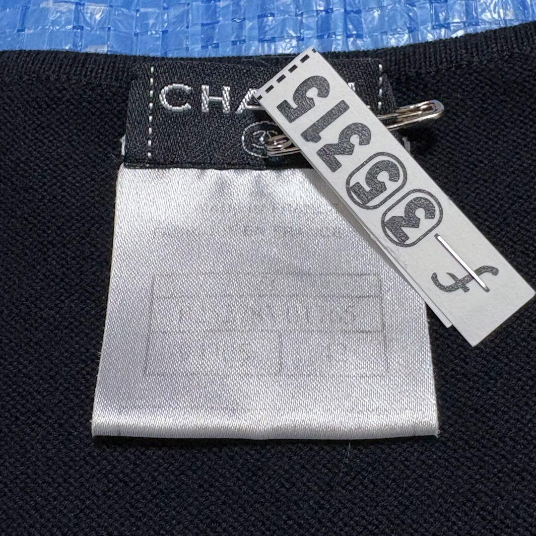 CHANEL★シャネル⬛︎コットンニット⬛︎ロンT⬛︎長袖⬛︎薄手⬛︎ココマーク⬛︎ブラック