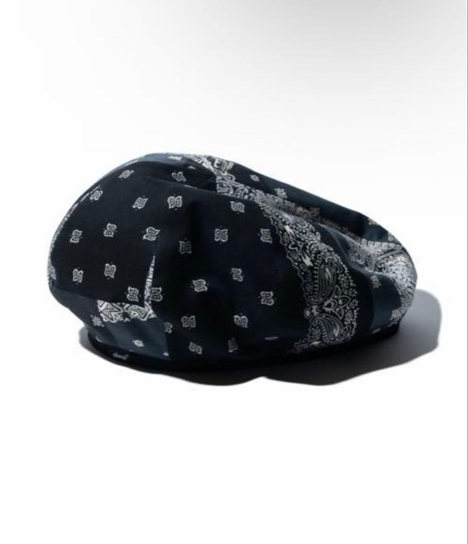 新品未使用 リバーシブル ベレー帽 黒 グラム glamb