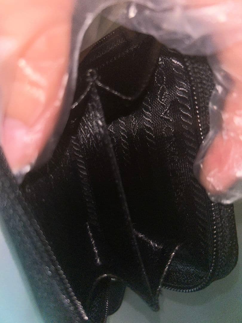 【美品】PRADA プラダ ナイロン×レザー ケース 黒 ビンテージ